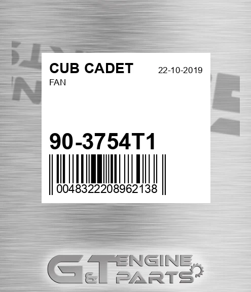 90-3754T1 Fan for CUB CADET