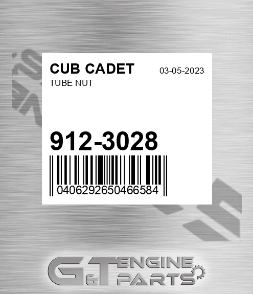 912-3028 Tube Nut for CUB CADET