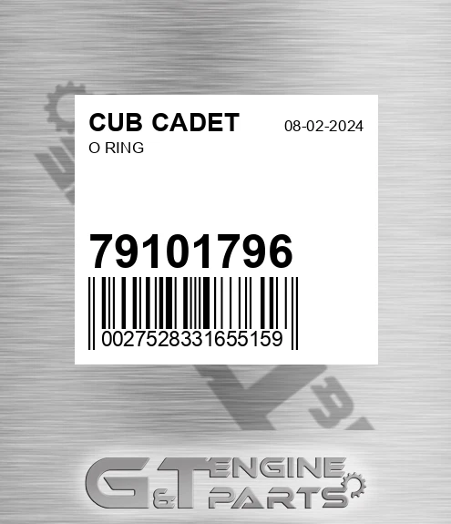 79101796 O Ring