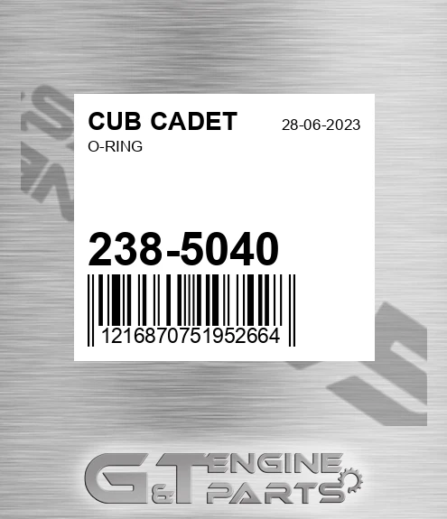 238-5040 O-ring