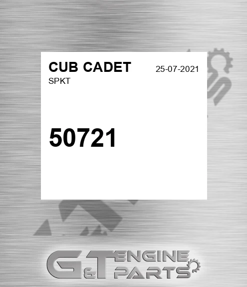 50721 Spkt for CUB CADET