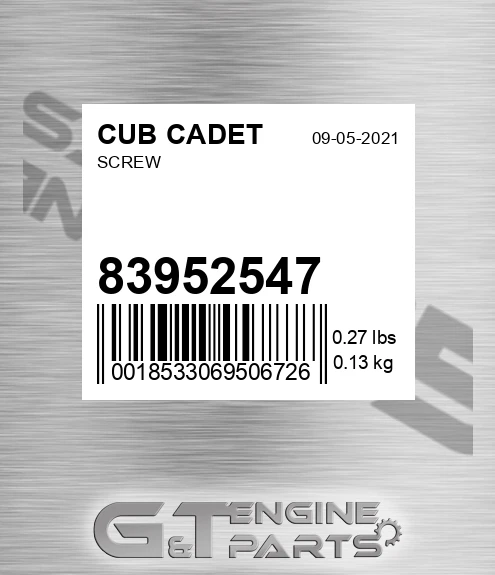 83952547 Screw