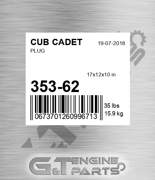 353-62 Plug