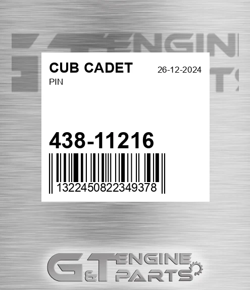 438-11216 Pin