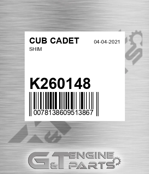 K260148 Shim