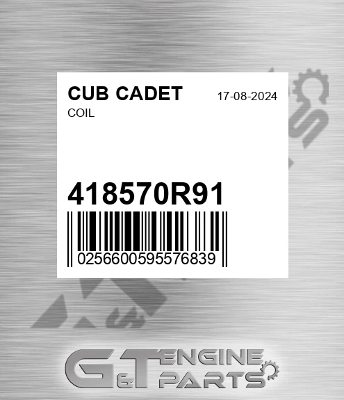 418570R91 Coil for CUB CADET