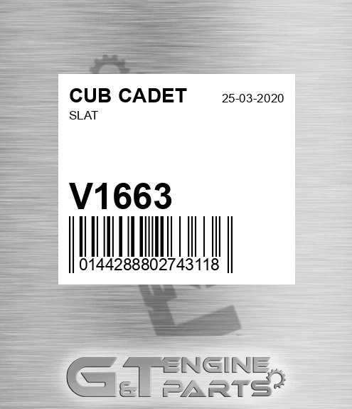 V1663 Slat