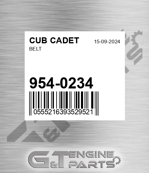 954-0234 Belt for CUB CADET