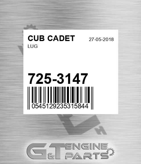 725-3147 Lug for CUB CADET