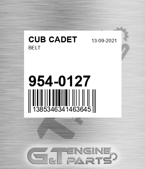954-0127 Belt for CUB CADET