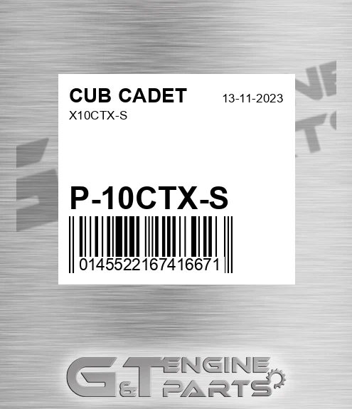 P-10CTX-S X10ctx-s for CUB CADET