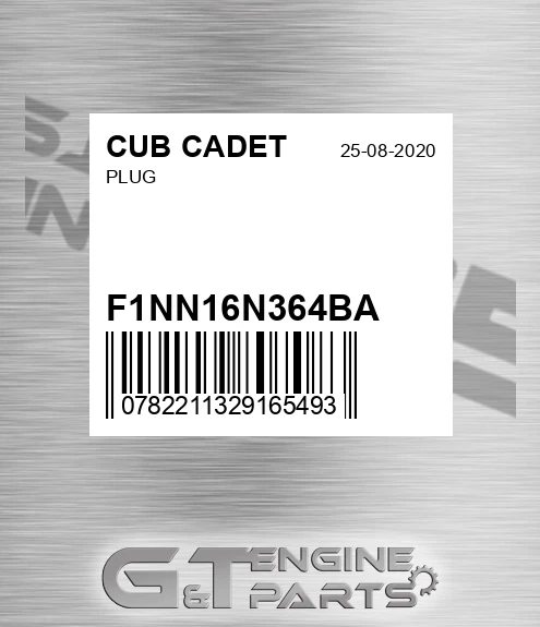 F1NN16N364BA Plug for CUB CADET