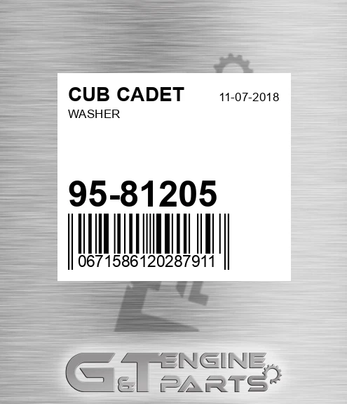 95-81205 Washer