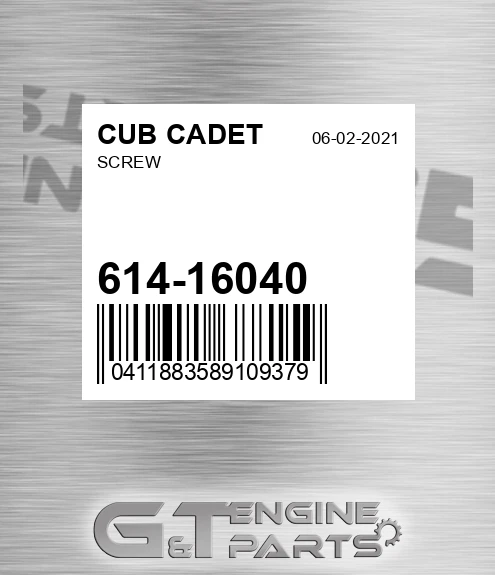 614-16040 Screw