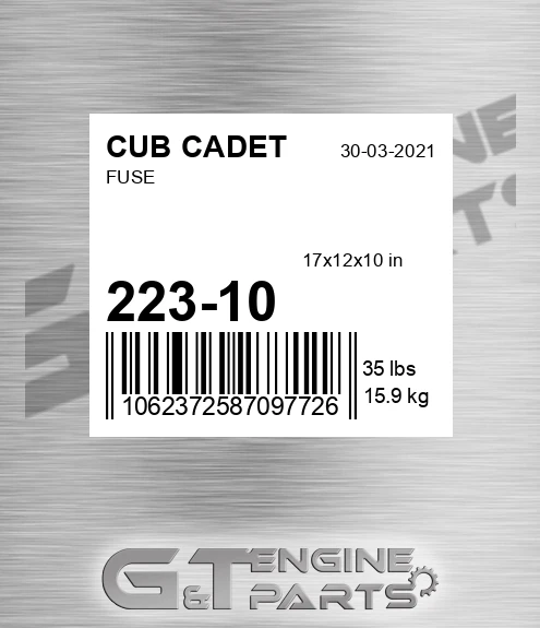 223-10 Fuse