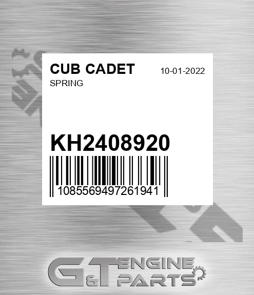 KH2408920 Spring for CUB CADET