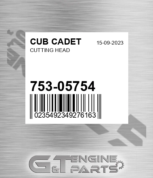 753-05754 Cutting Head for CUB CADET