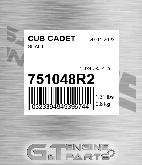 751048R2 Shaft