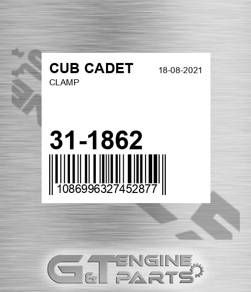 31-1862 Clamp for CUB CADET