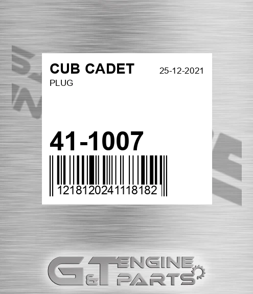 41-1007 Plug for CUB CADET