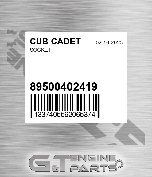 89500402419 Socket for CUB CADET