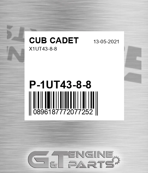 P-1UT43-8-8 X1ut43-8-8 for CUB CADET