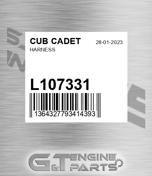 L107331 Harness for CUB CADET