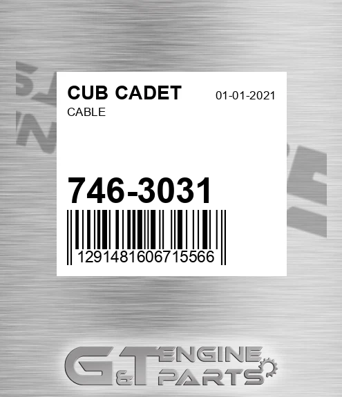 746-3031 Cable for CUB CADET