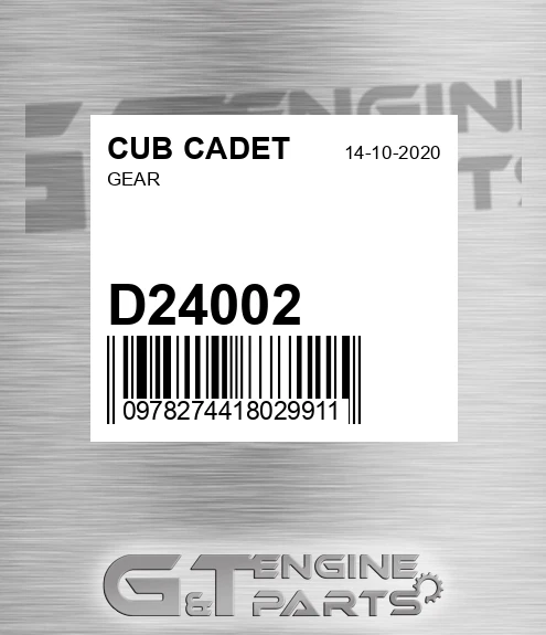 D24002 Gear