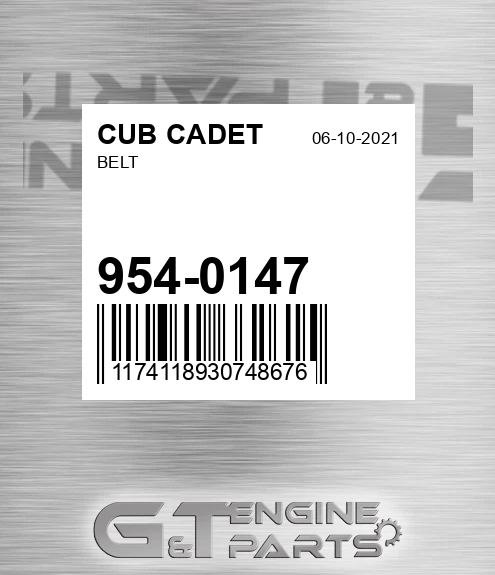 954-0147 Belt for CUB CADET