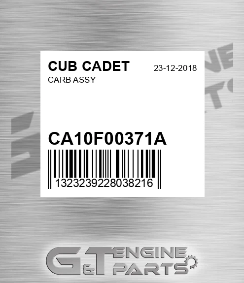CA10F00371A Carb Assy