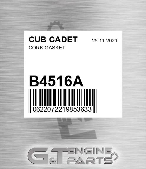B4516A Cork Gasket
