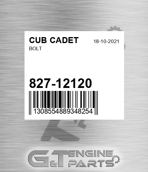 827-12120 Bolt