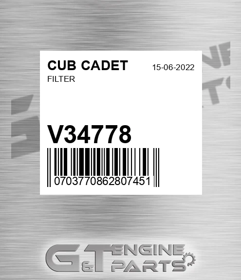 V34778 Filter