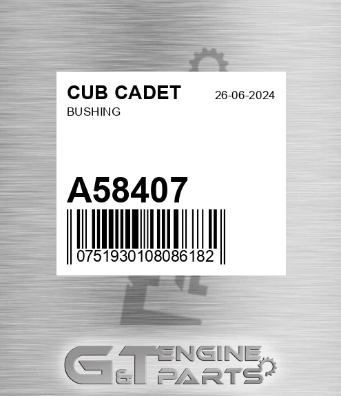 A58407 Bushing