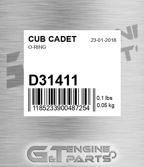 D31411 O-ring