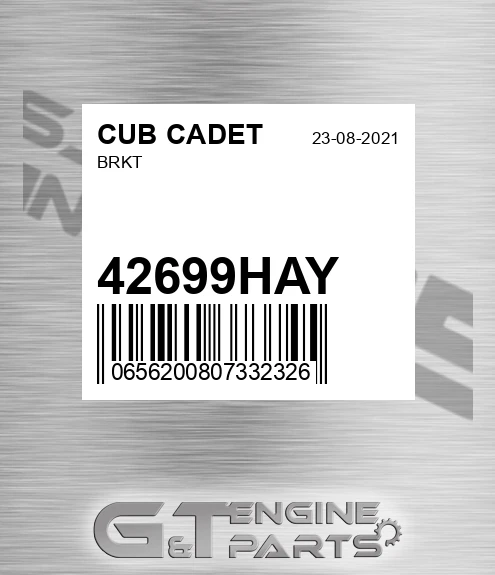 42699HAY Brkt for CUB CADET
