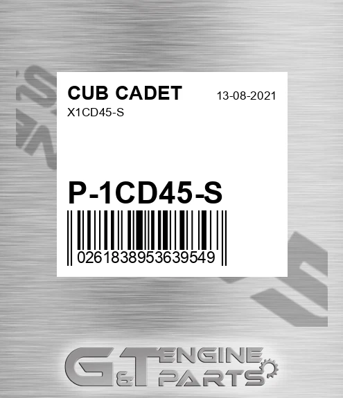 P-1CD45-S X1cd45-s for CUB CADET