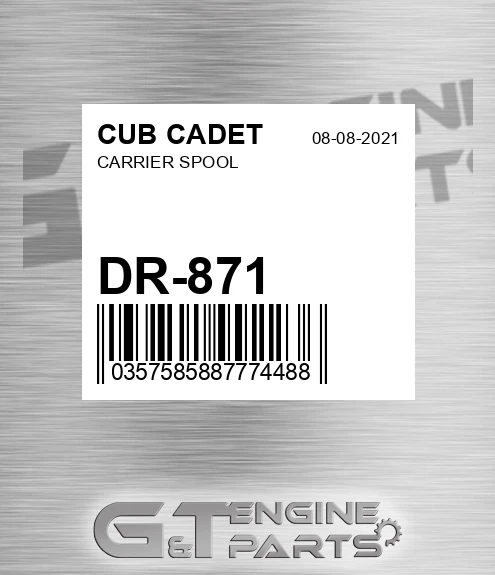 DR-871 Carrier Spool for CUB CADET
