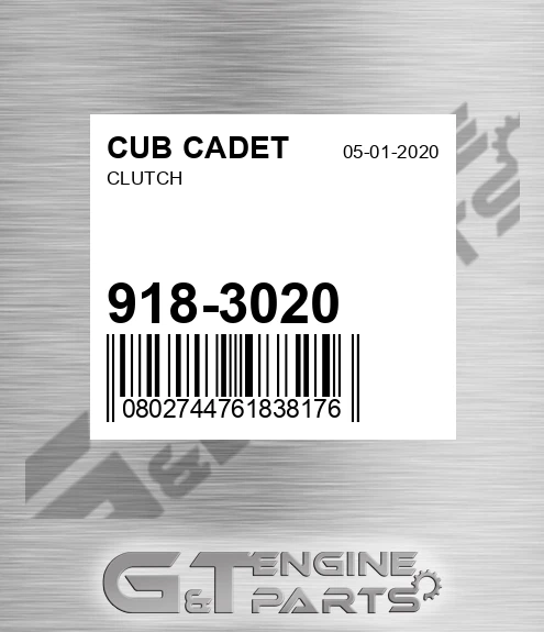 918-3020 Clutch for CUB CADET