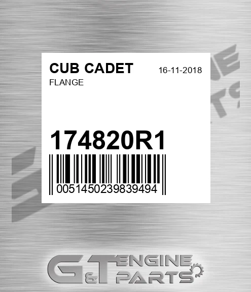 174820R1 Flange