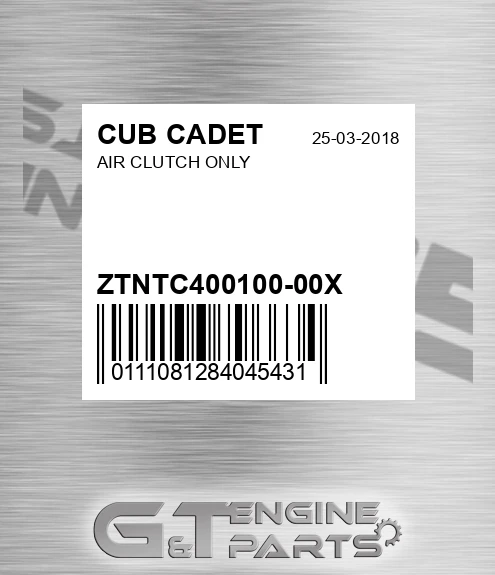 ZTNTC400100-00X Air Clutch Only