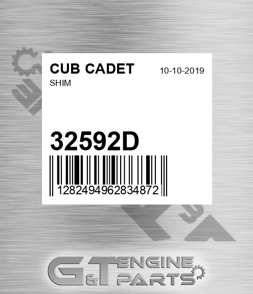 32592D Shim for CUB CADET