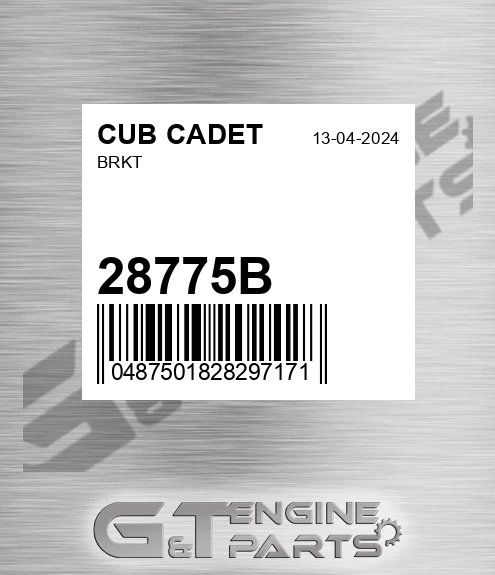 28775B Brkt for CUB CADET