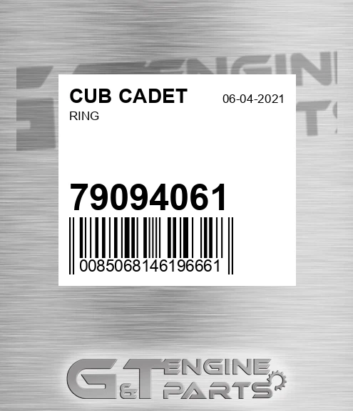 79094061 Ring for CUB CADET