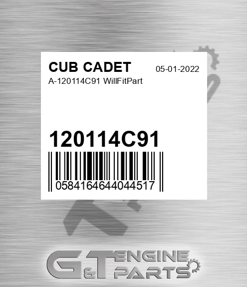 120114C91 A- Willfitpart