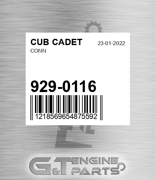929-0116 Conn
