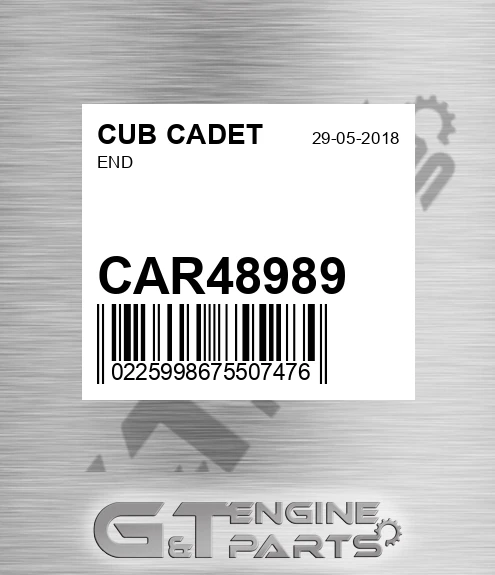 CAR48989 End