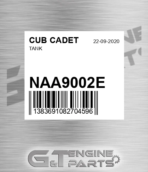 NAA9002E Tank for CUB CADET