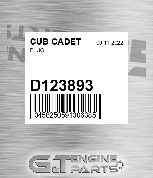 D123893 Plug